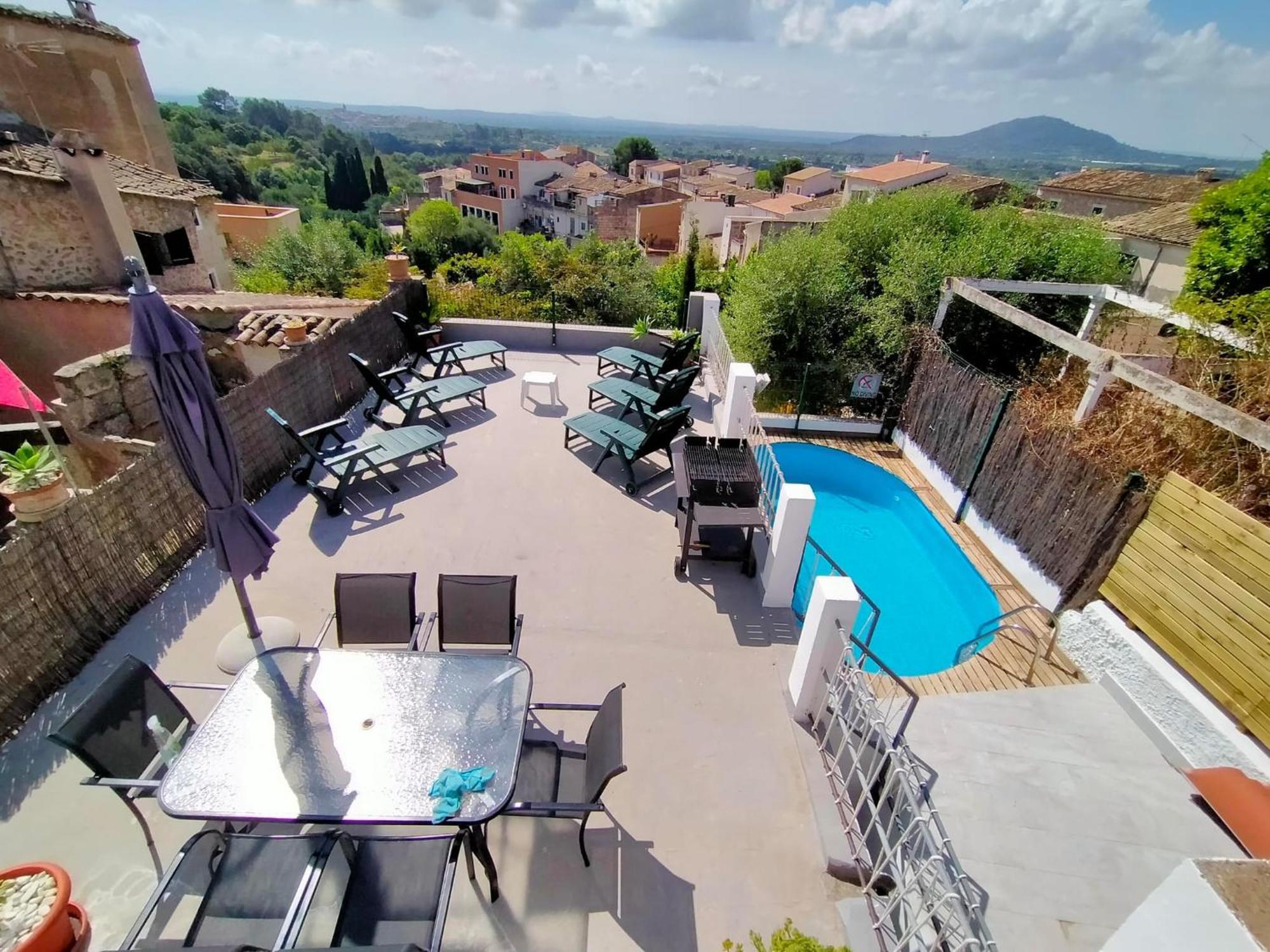 Son Massanet Con Piscina Y Fantasticas Vistas Villa Campanet Buitenkant foto
