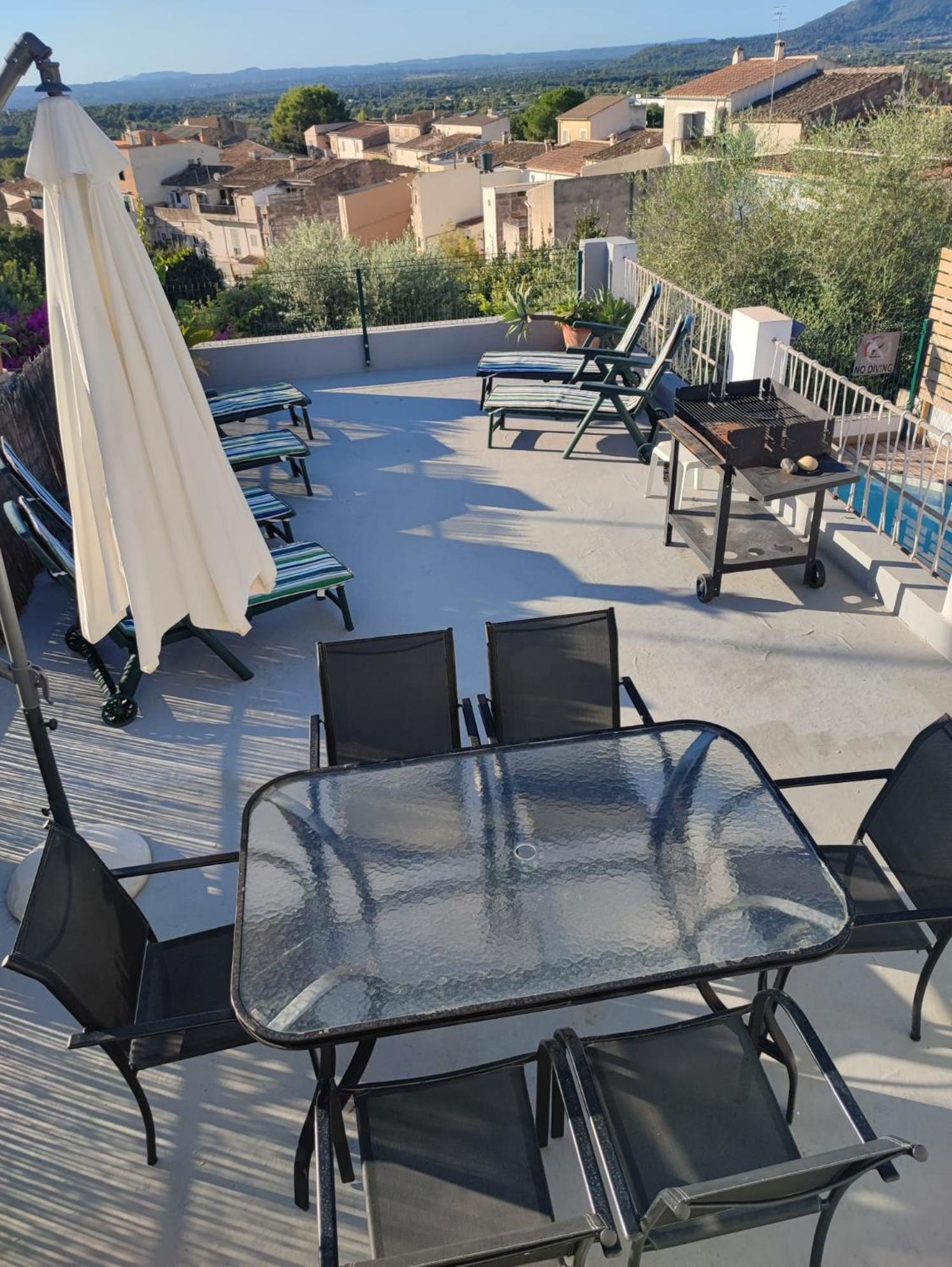 Son Massanet Con Piscina Y Fantasticas Vistas Villa Campanet Buitenkant foto